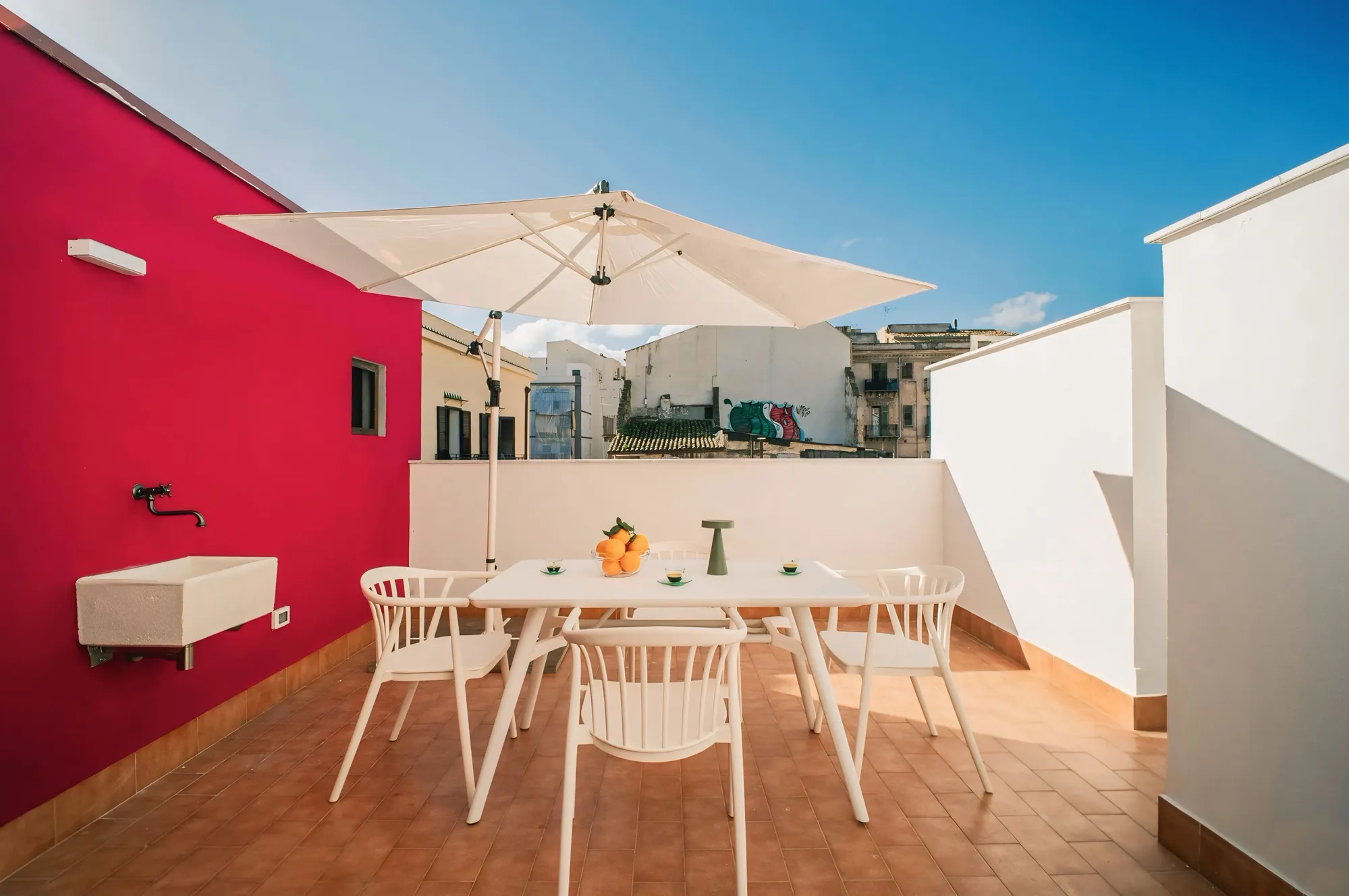 Terrasse von Fior di Sicilia