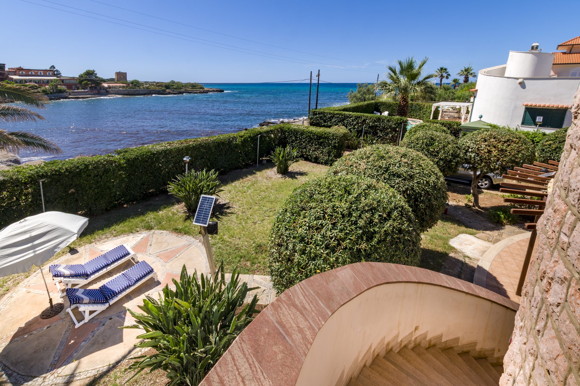 Jardín con vista al mar, Tilde Sunset Bay Villa